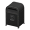Steel Trash Can (Black - Miscellaneous Garbage) NH Icon.png