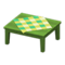 Wooden Table (Green - Green) NH Icon.png