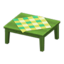Wooden Table (Green - Green)