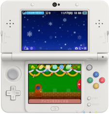 3DS Theme - Nintendo Badge Arcade - Animal Crossing Christmas Room.png
