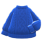 Aran-knit sweater