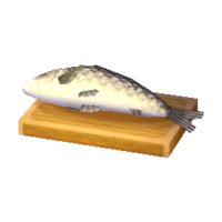 Fish on a board