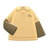Layered Polo Shirt (Beige) NH Icon.png