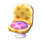 Polka-Dot Chair (Caramel Beige - Peach Pink) NL Model.png