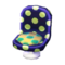 Polka-Dot Chair (Grape Violet - Melon Float) NL Model.png