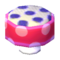 Polka-Dot Stool (Peach Pink - Grape Violet) NL Model.png