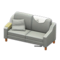 Sloppy Sofa (Gray - White) NH Icon.png