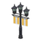 Street Lamp with Banners (Black - Yellow) NH Icon.png