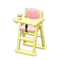 High Chair (Yellow - Pink) NH Icon.png
