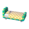 Polka-Dot Bed (Melon Float - Caramel Beige) NL Model.png