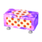 Polka-Dot Dresser (Amethyst - Red and White) NL Model.png