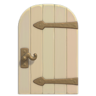 White Metal-Accent Door (Round) NH Icon.png