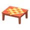 Wooden Table (Cherry Wood - Orange) NH Icon.png