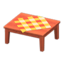 Wooden Table (Cherry Wood - Orange)