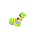 Funny-Face Socks (Green) NH Storage Icon.png