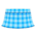 Gingham picnic skirt's Light blue variant