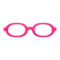 Oval Glasses (Magenta) NH Icon.png