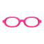 Oval Glasses (Magenta) NH Icon.png
