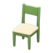 Simple Chair (Green - White) NH Icon.png