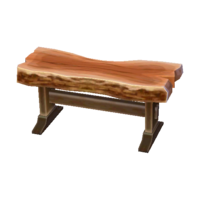 Wood-plank table