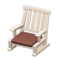 Artful Chair (White - Azuki Red) NH Icon.png
