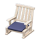 Artful Chair (White - Dark Blue) NH Icon.png