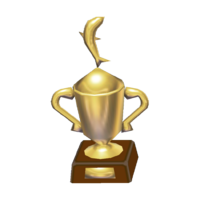 Gold trophy