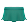 Pleather Flare Skirt (Green) NH Icon.png
