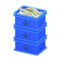 Stacked Fish Containers (Blue - Anchor) NH Icon.png