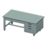Sturdy Office Desk (Gray) NH Icon.png