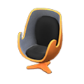 Artsy Chair (Orange - Black) NH Icon.png