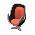 Artsy Chair (Silver - Orange) NH Icon.png