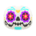 Candy-skull mask's Purple variant