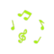 Glow-in-the-Dark Stickers (Music Notes) NH Icon.png
