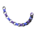 Paper-chain ceiling garland's Black & purple variant