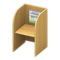 Study Carrel (Light Brown - Information) NH Icon.png