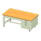 Sturdy Office Desk (White with Wooden Top) NH Icon.png