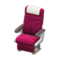 Vehicle Cabin Seat (Berry Red - White) NH Icon.png