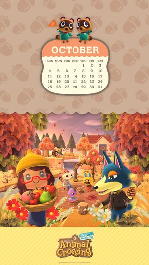 NH My Nintendo Wallpaper (October 2020 Calendar, Mobile).jpg