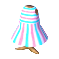 Pastel-stripe dress