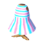 pastel-stripe dress