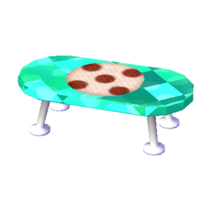 Polka-Dot Low Table (Emerald - Cola Brown) NL Model.png