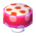 Polka-dot stool's Peach pink variant