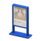 Poster Stand (Blue - Pottery Exhibition) NH Icon.png