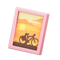 Framed Photo (Pink - Sunset Photo) NH Icon.png