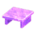 Frozen table's Ice purple variant