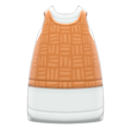 Layered Sleeveless Dress (Orange) NH Icon.png