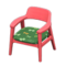 Nordic Chair (Red - Butterflies) NH Icon.png