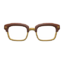 Squared Browline Glasses