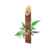 Bamboo wall decoration's Smoke-cured bamboo variant